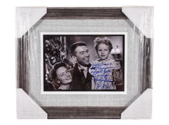 It's A Wonderful Life Signed Framed Photograph