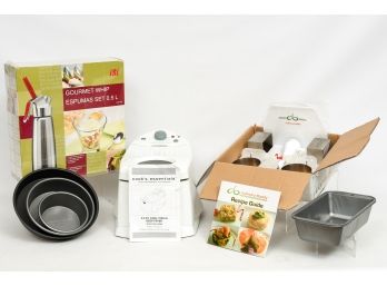 NEW! Cook's Essentials Cool Zone Deep Fryer, Isi Gourmet Whip, Culinary Buddy And More