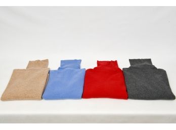 NWOT! Set Of Four Apt. 9 Cashmere Turtleneck Sweaters (Size Medium)