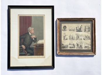 A Vanity Fair 'Spy' Print And More Framed Artwork