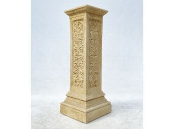 A Cast Plaster Pedestal