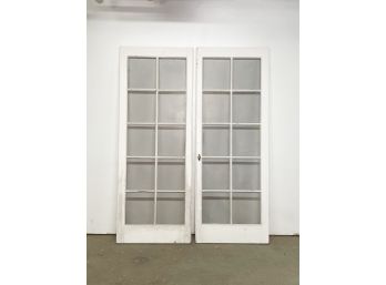 A Pair Of Vintage French Screen Doors