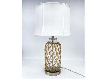 A Modern Nautical Glass Lamp