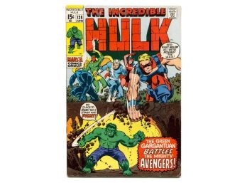 Incredible Hulk #128, Marvel Comics 1970 Silver Age