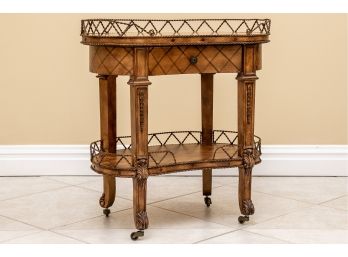 Kidney Form Two Tier Decorative Table