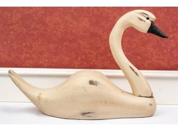 K. Knights Signed Duck Decoy
