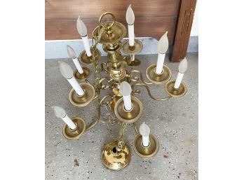 Brass Style Vintage Chandelier