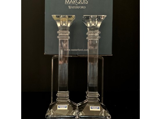 Waterford Marquis Pair Candlesticks