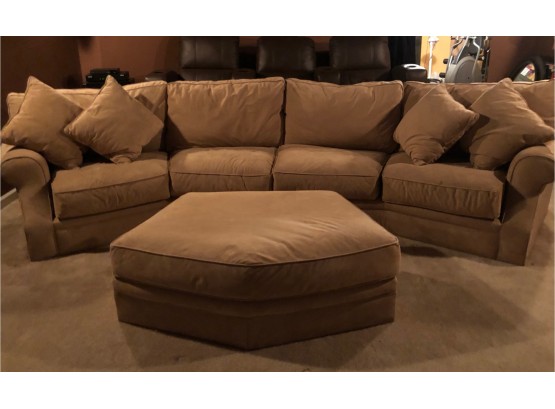 Curved Couch & Ottoman