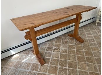 Vintage Wooden Console Table