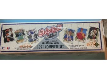 1991 UPPER DECK COMPLETE FACTORY BASEBALL CARD SET - 800 CARD SET