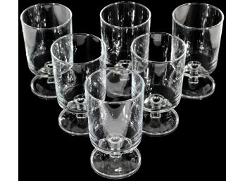 Mid-Century KOSTA Boda CRYSTAL Liquor Glasses ~ Set Of Six