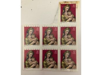 US Christmas Florentine, 32 Cent Stamps (7 Stamps)