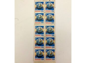 1988 Planet Earth From Space Stamps // 25 Cent Postage Stamps For Mailing