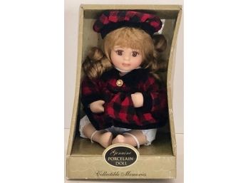 Vintage Collectible Memories Genuine Porcelain Doll By Kmart