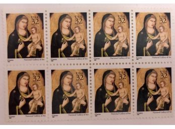 Madonna & Child 32 Cent Stamps (8 Stamps)