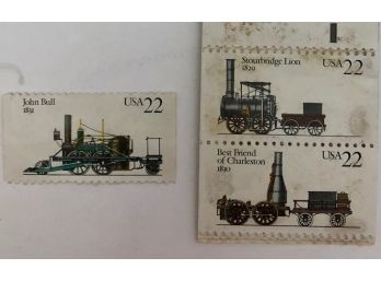 Steamboats & Steam Locomotives Stamps