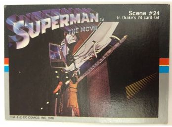 Drakes Cakes 1978 Superman The Movie Scene Card #24