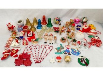 Large Lot Vintage Christmas Ornaments