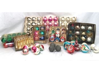 Large Vintage Christmas Balls Plus Grouping