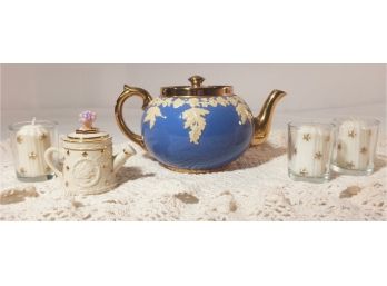 Vintage Gibson's Staffordshire TeaPot & Lenox Treasures Collection Mother