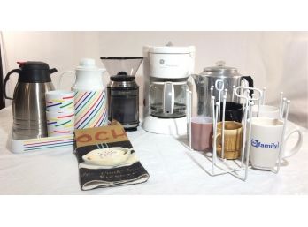 Coffee Maker, Grinder & Spectrum Thermal Serving Set