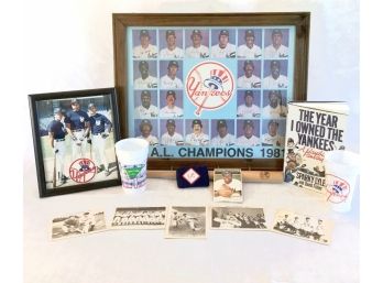 New York Yankees Collectables Including Five T.C.M.A Ltd Cards