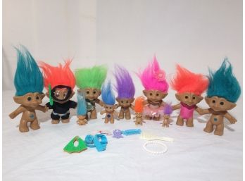 Collectable Troll & Soft Bodied Mini Cabbage Patch Dolls Mixed Lot