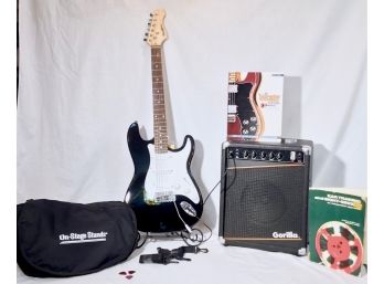 Spectrum Electric Guitar & Gorilla GB-30 Practice Bass Amplifier
