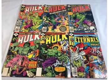 Marvel Comics '77 & '78 The Incredible Hulk & The Eternals Comic Books