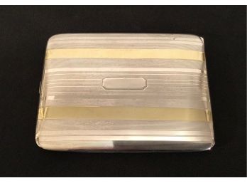 Beautiful Vintage  Elgin Sterling Silver Cigarette Case