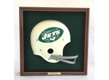 Vintage New York Jets Riddell Helmet Plaque
