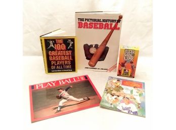 Baseball Books, 1983 Hall Of Fame Inductees Yearbook, Calendar & Bloopers VHS