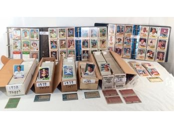 Huge Lot 1970 & '80's Topps, Donruss & Fleer Baseball Cards