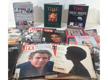 Mixed Vintage & Newer  Life, Look, Newsweek & Time Magazines