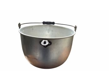 Vintage Large Hanging Cauldron Priscilla Ware 16 Quart Aluminum Pot Kettle