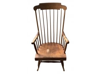 Antique Nichols And Stone Rocking Chair