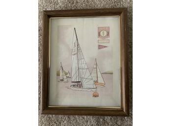 Sail Away! Framed Print For Desk Top Or Wall Hanging