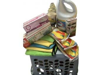 Lot Of Cleaning Supplies As Pictured
