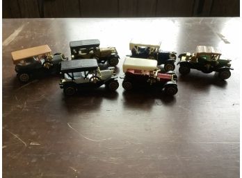 Set Of Six Readers Digest High Speed Plastic Diecast Collector Cars