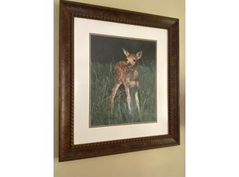 Charles Frace (26-05) Deer In Wood Frame