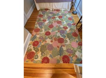 Company C Colorful Floral Patterned Rug