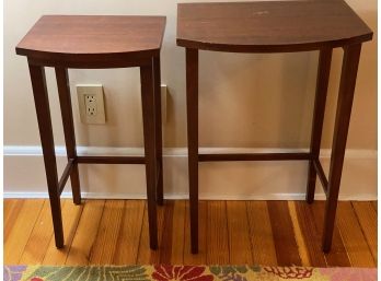 Pair Of Wood Nesting Tables