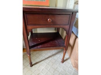 Set Of 2 Mahogany Wood Nightstands (BR)