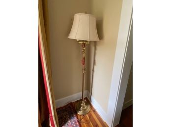 Standing 64' Brass Lamp