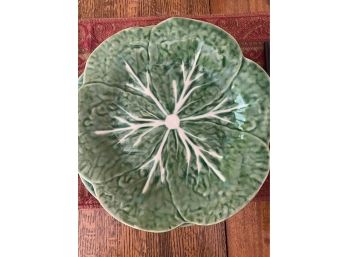 Set Of 10 Salad Plates Bordallo Pinneiro From Portugal