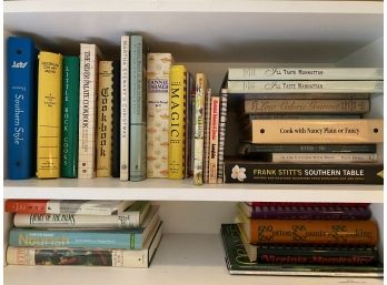 Lot Of Assorted Cookbooks (2 Shelves)