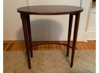 Oval Wooden Side Table