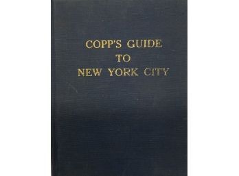 Copp's Guide To New York City, By H.D. Copp, 1957