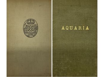 The Story Of Old New York, By Henry Collins Brown, 1934 & Aquaria, By Chas. N. Page, 1902